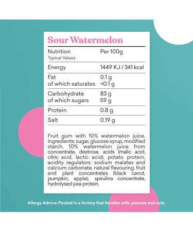 Vegan Sweets CANDY KITTENS SOUR WATERMELON Packed With Fruit Juice & Natural Ingredients Big Flavours From Little Kittens Vegetarian Sweets - 140g Sweet Bag (Pack of 2) - Buy Online on GoSupps.com