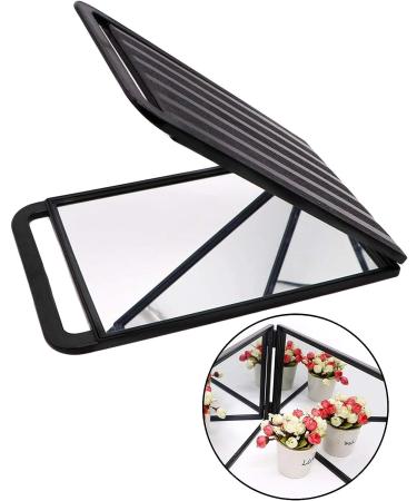 Mpowtech Hand Held Mirror for Haircut & Beauty Salon - Barbershop | 14.17 x 9.45 Mirror with Handle - Buy Online on GoSupps.com