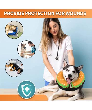 Inflatable Dog Recovery Cone Collar | Soft E-Collar Alternative for Small Medium Large Dogs & Cats | Post-Surgery Protection | Size S (Neck 7.8''-10.2'') - Buy Online on GoSupps.com