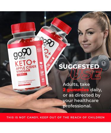 Go90 Keto ACV Gummies - Apple Cider Vinegar Gummies for 30-Day Supply - Buy Online on GoSupps.com