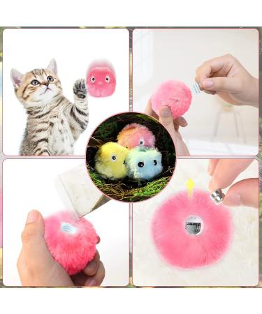 PUPPBUDD 3 Cat Toys with Catnip - Interactive Electric Cat Balls with Sound | Fun Play Set for Cats - Buy Online on GoSupps.com