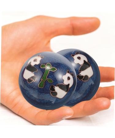 Gleavi 2-St Fitness Handball Meditation Balls | Baoding Fitness Equipment & Massage Globes | Panda Sport Gymnasium Essentials - Buy Online on GoSupps.com