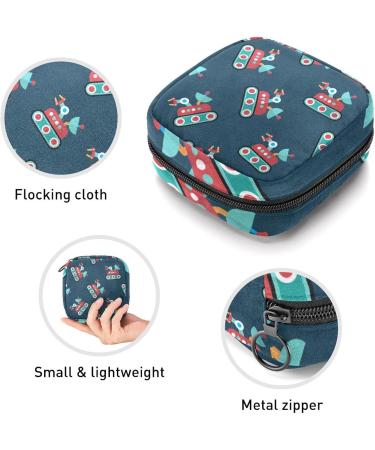 Womens Bonds Storage Pockets | Cute Pattern Portable Period Kit | Feminine Product Bag for Girls | Color 4 - Buy Online on GoSupps.com