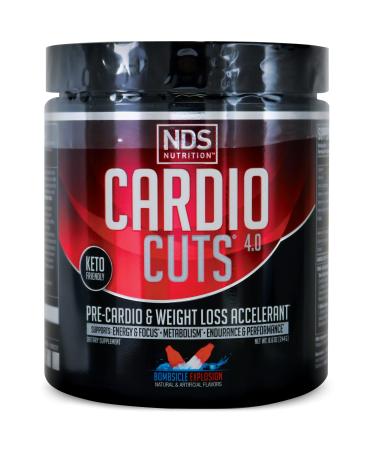 NDS Nutrition Cardio Cuts 4.0 Pre Workout Supplement - Advanced Weight Loss and Pre Cardio Formula with L-Carnitine, CLA, MCTs, L-Glutamine, and Safflower Oil - Bombsicle (40 Servings) - Buy Online on GoSupps.com