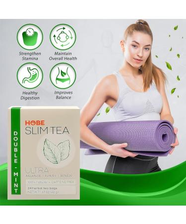  Hobe Labs 24 Ultra Fine Mint Tea Bags - Buy Online on GoSupps.com