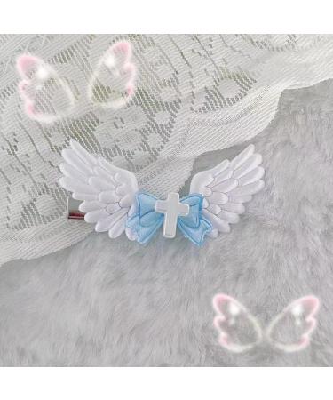 LAMDNL Girls Angel Wing Hair Clip Cute Bowknot/Heart s Hairpin Modern Hairs Barrette for All Ages Eye Catching Headwear - Buy Online on GoSupps.com