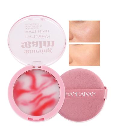 Beauty Poreless Setting Powder Two Color Cream Translucent Lightweight Oil Control No Sebum Loose Face Powder Waterproof&Long-Lasting Natural Matte Primer Makes Skin Downy