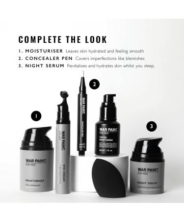 War Paint Lightweight Under Eye Cream for Men - Vegan & Cruelty-Free - 15ml - Buy Online on GoSupps.com