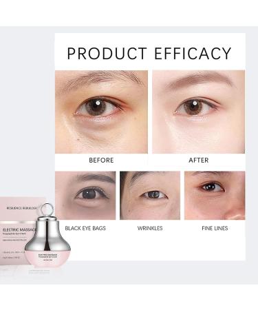 gawysbm Electric Massage Eye Cream for Dark Circle Firm and Smooth of Fine Lines Tired Relief Wrinkles & Puffiness with Gentle Vibration Eye Cream for Firming Moisturizing Anti-Wrinkle (1) - Buy Online on GoSupps.com