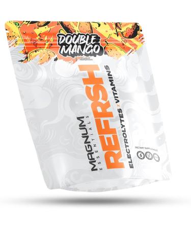 Magnum Essentials REFRSH Electrolytes x Vitamins 15 Serving Bag - Double Mango - Buy Online on GoSupps.com