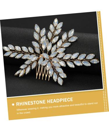 Angoily Comb Hair Accessories Hair Jewelry Bridal Hair Ornament Rhinestone Hairpiece for Women Hair Jewels Bridal Hair Clip Rhinestone Headpiece The Flowers Miss Grab The Drill Rhinestones - Buy Online on GoSupps.com