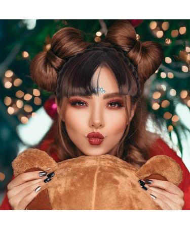 CALLARON Front Hair Bangs Wigs Headband Braid Hair Band Fringe Fashion Headbands Hair Extensions Bangs Synthetic Wigs Headband For Women Girls - Buy Online on GoSupps.com