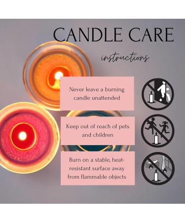 Floral Scented Beeswax Body Massage Candle Set - Low Heat Oil Warmer & Skin Safe Moisturizer - 3 x 0.7 oz | Hot Flowers - Buy Online on GoSupps.com