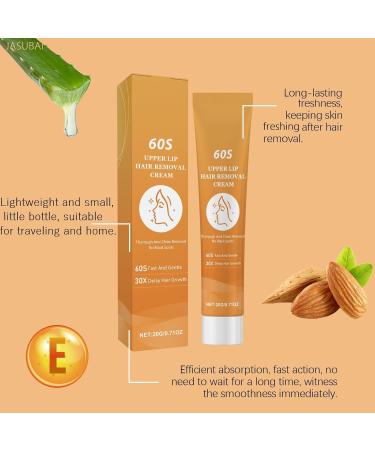  JASUBAI Set of 2 gentle and soothing facial hair removal creams for women suitable for sensitive skin painless hair removal for the face bikini area legs and underarms - Buy Online on GoSupps.com