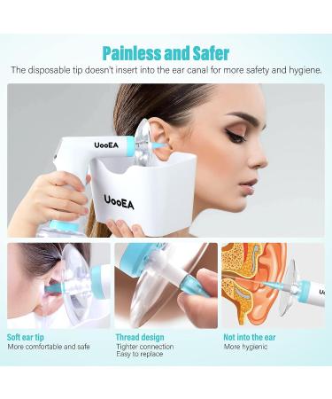 Electric Ear Wax Removal Tool - Rechargeable & Water-Powered Ear Cleaning Kit with 4 Pressure Settings for Safe & Effective Ear Irrigation - Adults & Kids Ear Cleaner - Buy Online on GoSupps.com