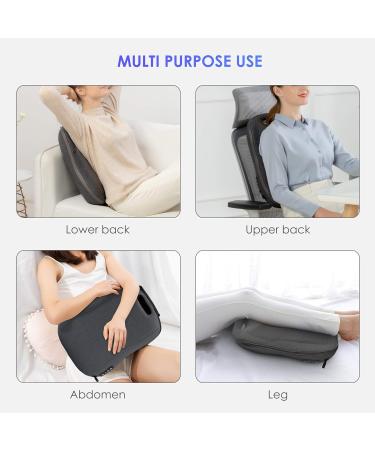 Comfier Shiatsu Massage Device - Portable Heating Massage Pillow for Neck Back & Shoulders | Perfect Gift for Mom & Dad - Buy Online on GoSupps.com