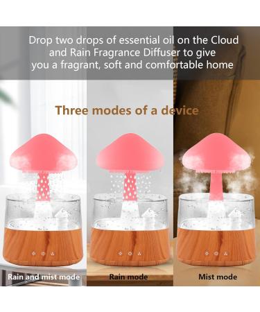 Cloud Rain Humidifier with 7 Color Changing Lights - Multifunctional Aroma Diffuser for Home - Grain - Buy Online on GoSupps.com