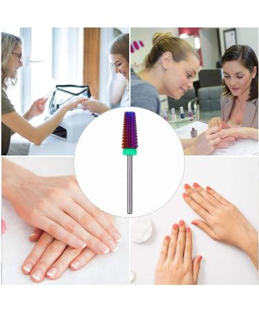 Lurrose 1pc nail polisher nail drill tool Nail Grinding Head acrylic nail drill bits nail implements Electric Nail Drill Head nail painting tools steel nail drill bit earphone alloy purple - Buy Online on GoSupps.com
