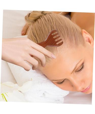 Hoement Broad Tooth Comb for Curly Hair - Wooden Scalp Massager & Ridges for Ultimate Relaxation | International Shipping Available - Buy Online on GoSupps.com
