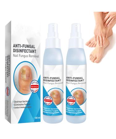 DFVGC Foot care spray supports an improved foot climate foot spray foot treatment cares for skin and nails athletes foot treatment protective spray for nail and foot care 2 pieces one 2 pieces 50 ml 2er Pack