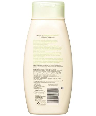 Aveeno Positively Radiant Exfoliating Body Wash 18oz | Gentle Exfoliation for Radiant Skin - Buy Online on GoSupps.com