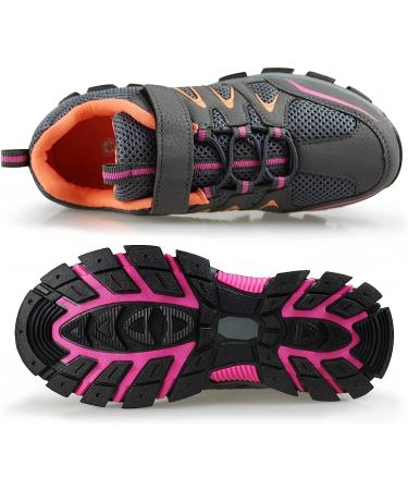 Hawkwell Kids Outdoor Hiking Shoe - Little Kid Size 1 - Grey/Orange - Buy Online on GoSupps.com