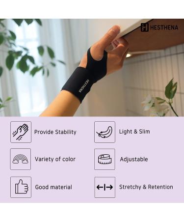 Flexible & Colorful Wrist Brace | Adjustable Support for Men & Women | Lightweight Sports Brace - Lavender (1pcs) - Buy Online on GoSupps.com