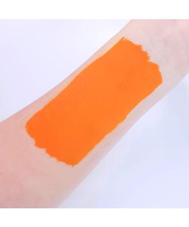 Moon Creations Pro Bright Orange Face & Body Makeup 36g - Professional Colour Paint Cake Pot for Face Painting - Ideal for Kids, Adults, Fancy Dress, Festivals & Halloween - Buy Online on GoSupps.com