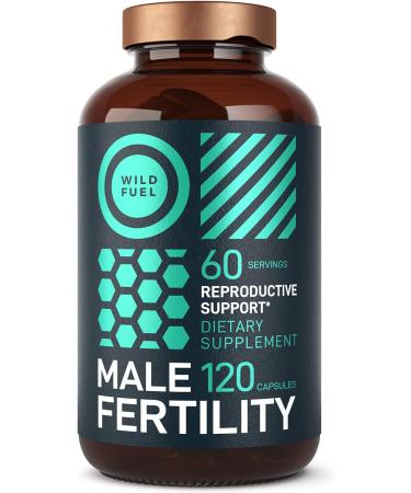 Fertility Men's Prenatal Vitamin with Maca Root, Ashwagandha, L-Arginine, and Zinc - 120 Capsules - Buy Online on GoSupps.com