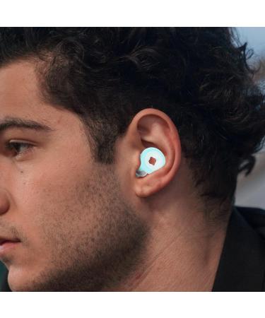 Healvian Silicone Ear Plugs - Soft Reusable Noise Reduction Earplugs for Sleeping & Travel - Green - Buy Online on GoSupps.com