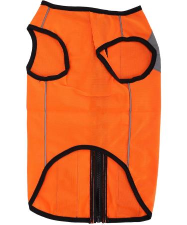 Qcwwy Reflective Vest for Dogs - Bright Safety Jacket L-Fluorescent Orange Warning Vest & Light Pet Safety Clothing - Buy Online on GoSupps.com