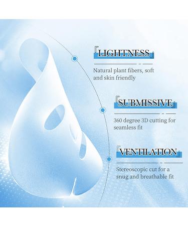 BIOAQUA 3 Step Facial Mask Set - Amino Acid Cleanser Essence Lotion & Aloe Vera Anti-Aging Face Masks (5 Pack - Buy Online on GoSupps.com