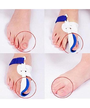HiiBaby Night Time Splint Big Toe Straightener Bunion Hallux Valgus Corrector Regulator Stretcher Support Separators Foot Care Pain Relief Plastic Big Toe Straightener Corrector - Buy Online on GoSupps.com