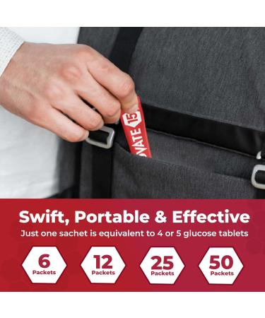 Slimpaks Glucose Powder - Fast Acting Dextrose Packets - Black Cherry 6 Pack - FSA/HSA Eligible Alternative to Gels & Tablets - Buy Online on GoSupps.com