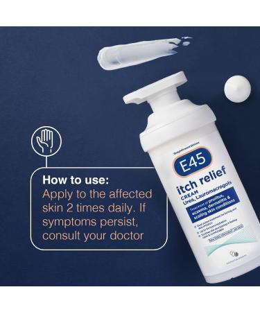 E45 Itch Relief Cream 500g - Soothes and Relieves Itching, Dry Skin - Buy Online on GoSupps.com