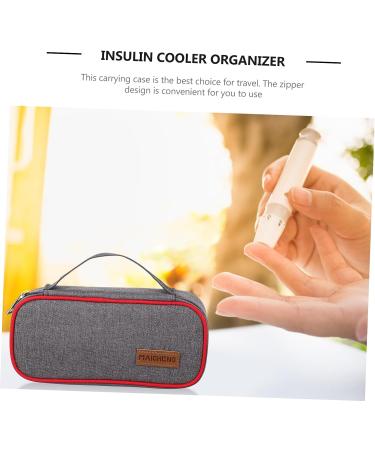 Healifty Insulin Cooler Bag - Portable Ice Bag Protective Sleeve for Travel - Japanese & Korean Design - 21X4.5X10cm - Buy Online on GoSupps.com