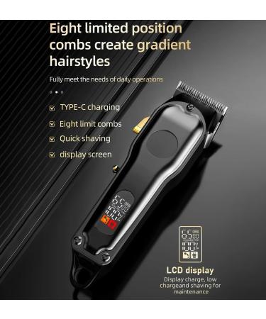 Professional Hair Clippers for Men - Durable Sharp Cutting Tool with Powder Metallurgy Blade for Salon Styling - Buy Online on GoSupps.com