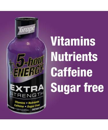 5-hour ENERGY Shot Extra Strength Sour Apple - 1.93 oz - Buy Online on GoSupps.com