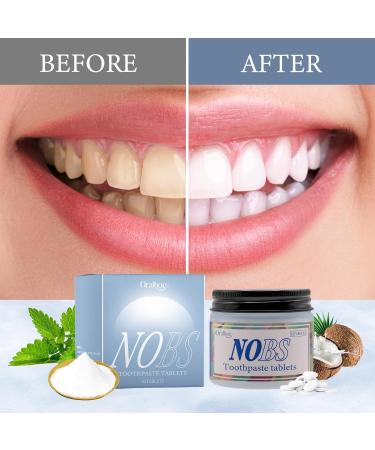 Solid Toothpaste Toothpaste Tablets Toothpaste Tablets Chewable Mouthwash Tablets Natural Paste Natural Glass Without Fluoride Environmentally Friendly Travel Friendly (2 Pieces) - Buy Online on GoSupps.com