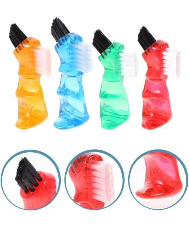 Milists 4-Piece Toothbrush Set | Double Headed & Soft Bristle Tooth Burst Cleaners | Prosthesis Care & Plastic Accessories | International Shipping Available - Buy Online on GoSupps.com