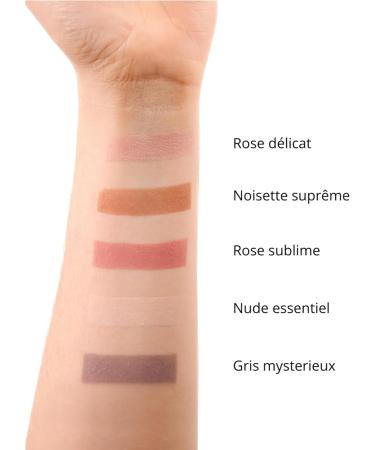 T.LeClerc - Intense Matte Eyeshadow - Silky and Light Texture - Adjustable Intensity and Long Lasting - Case with Mirror - Formula Tested for Sensitive Eyes - Eyeshadow: Nude Essentiel - Buy Online on GoSupps.com