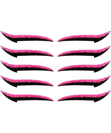 Autocollants Eyeliner Pour Femmes D calque Fard Paupi res Femme | 10 Pi ces Autocollants Maquillage Yeux R sistants l'Eau Bandes Longue Tenue pour Femmes Rose - Buy Online on GoSupps.com