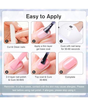 Shining She Glitter Gel Nail Polish Set - 10 Colors (Silver, Black, Gold, White) | Sparkly Soak-Off UV/LED Lamp Gel Gift for Women - Nail Art Salon Quality at Home - 8ML - Buy Online on GoSupps.com