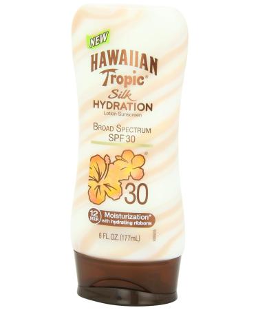 Hawaiian Tropic Silk Hydration Sunscreen Lotion SPF 30 - 6oz | Moisturizing, Broad Spectrum Sun Care - Buy Online on GoSupps.com