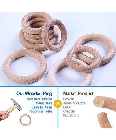 Arudyo Silicone Rudder Teether with Wooden Ring for Babies - BPA Free, Soothing Teething Toy (Khaki) - Buy Online on GoSupps.com