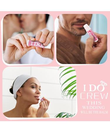 Suttmin 24 Pcs Bachelorette Lip Balm I Do Crew Wedding Party Gifts Bachelorette Lip Balm Gift Wedding Favors for Party Guest Supplies(Pink) - Buy Online on GoSupps.com