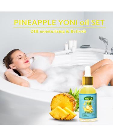 Buy 3-Pack Yoni Oil | PH Balance & Moisturizing Feminine Wash | Intimate Deodorant & Pineapple Perfume Oil for Women - Buy Online on GoSupps.com