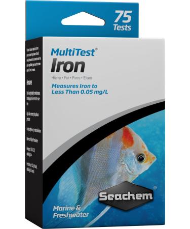Seachem MultiTest Iron Test Kit WHITE 75 Tests
