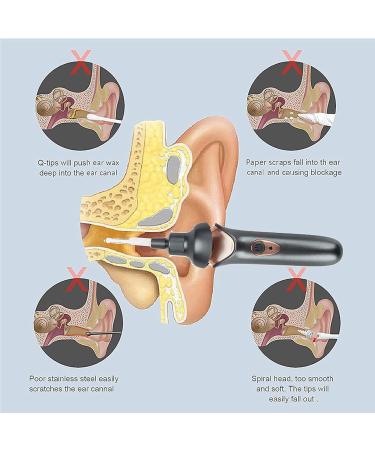 Electric Ear Cleaning Kit with LED Lights - Safe Earwax Removal Tool for Children & Adults - Buy Online on GoSupps.com
