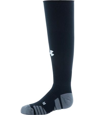 Under Armour Youth Soccer Over-The-Calf Socks - Black/Graphite/White - Small - Buy Online on GoSupps.com